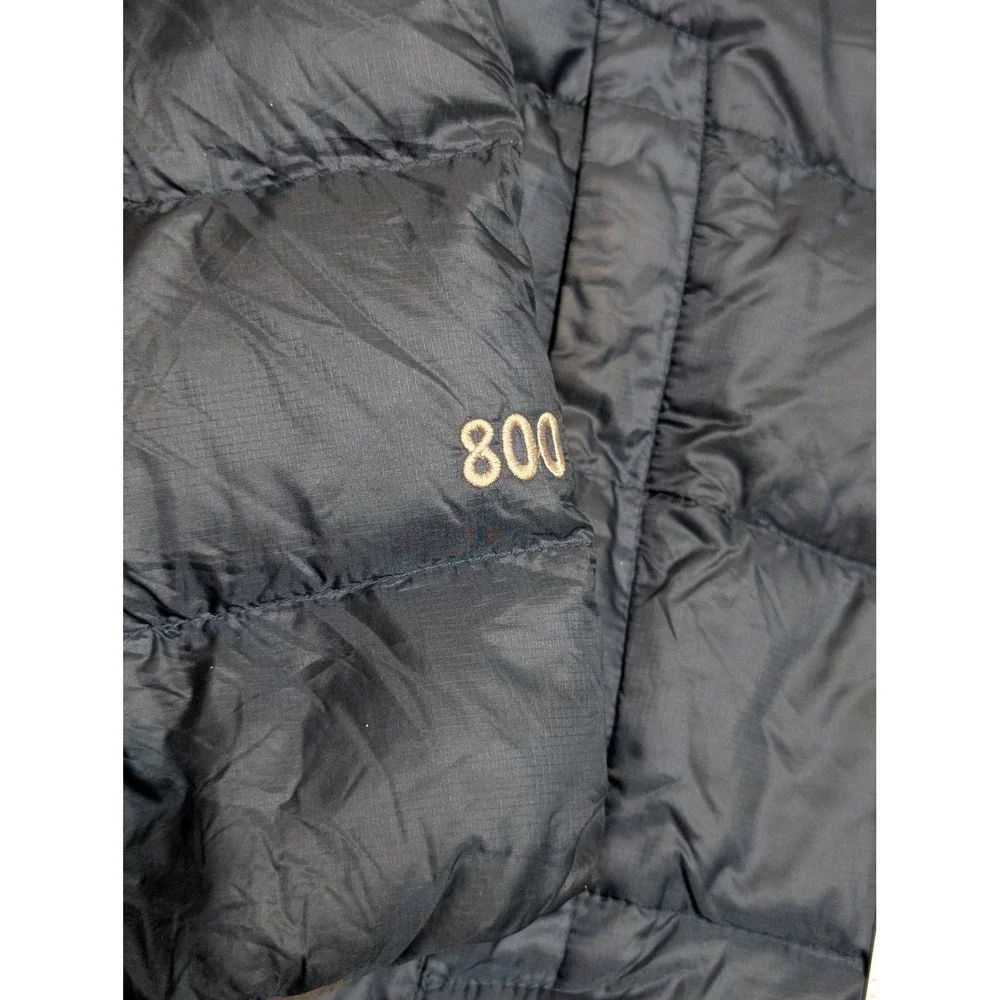 The North Face Summit Series 800 Fill Down Puffer Jacket Mens Large Navy Blue
